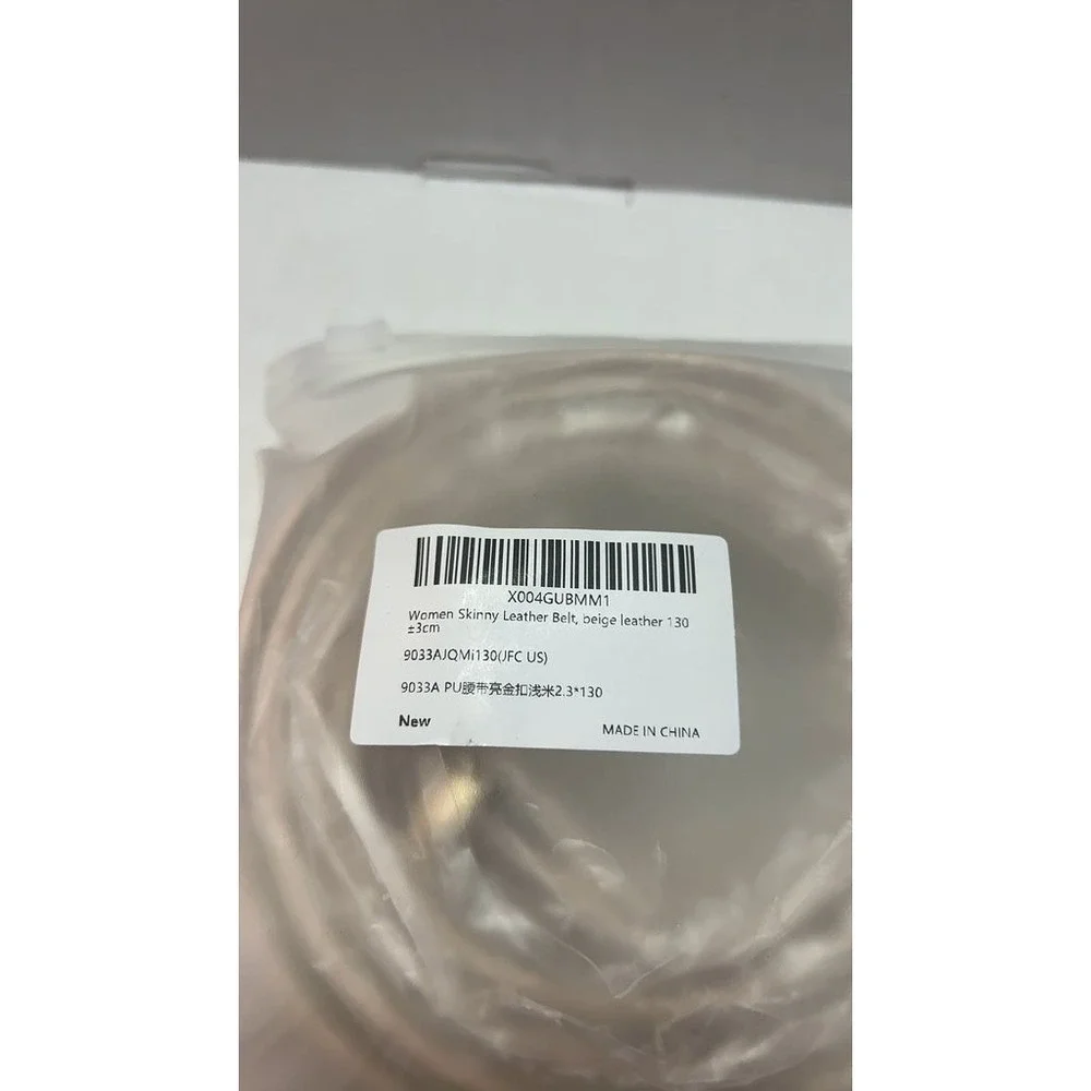 Whippy Women's Skinny Leather Belt